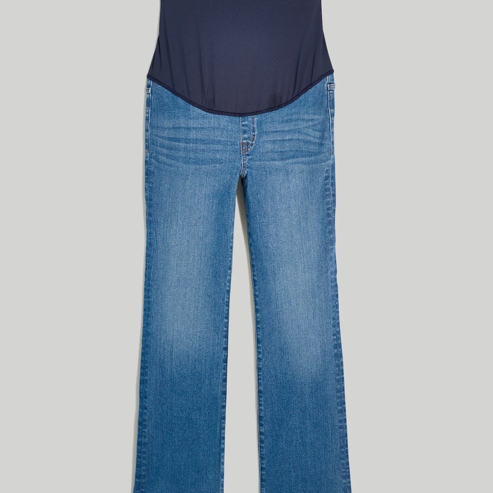 Madewell Women's Maternity Kick Out Jeans in Blue
